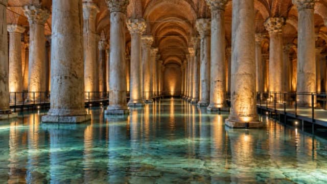 Modern Art in Ancient Waters: Contemporary Sculptures Inside the Basilica Cistern